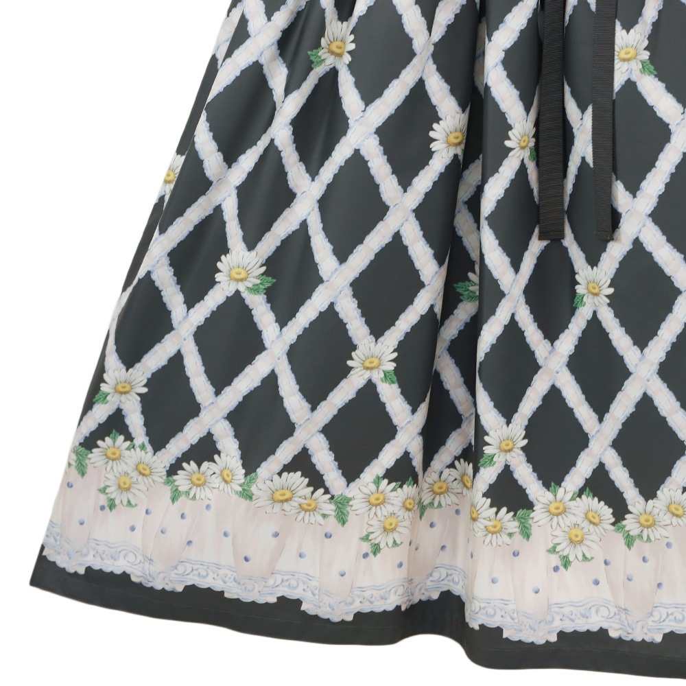 �������졼���ޡ�����åȥ���ߥ�������ԡ���(cross lace Marguerite dress)