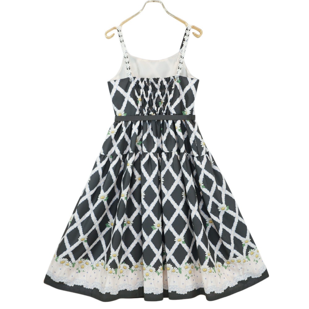 �������졼���ޡ�����åȥ���ߥ�������ԡ���(cross lace Marguerite dress)