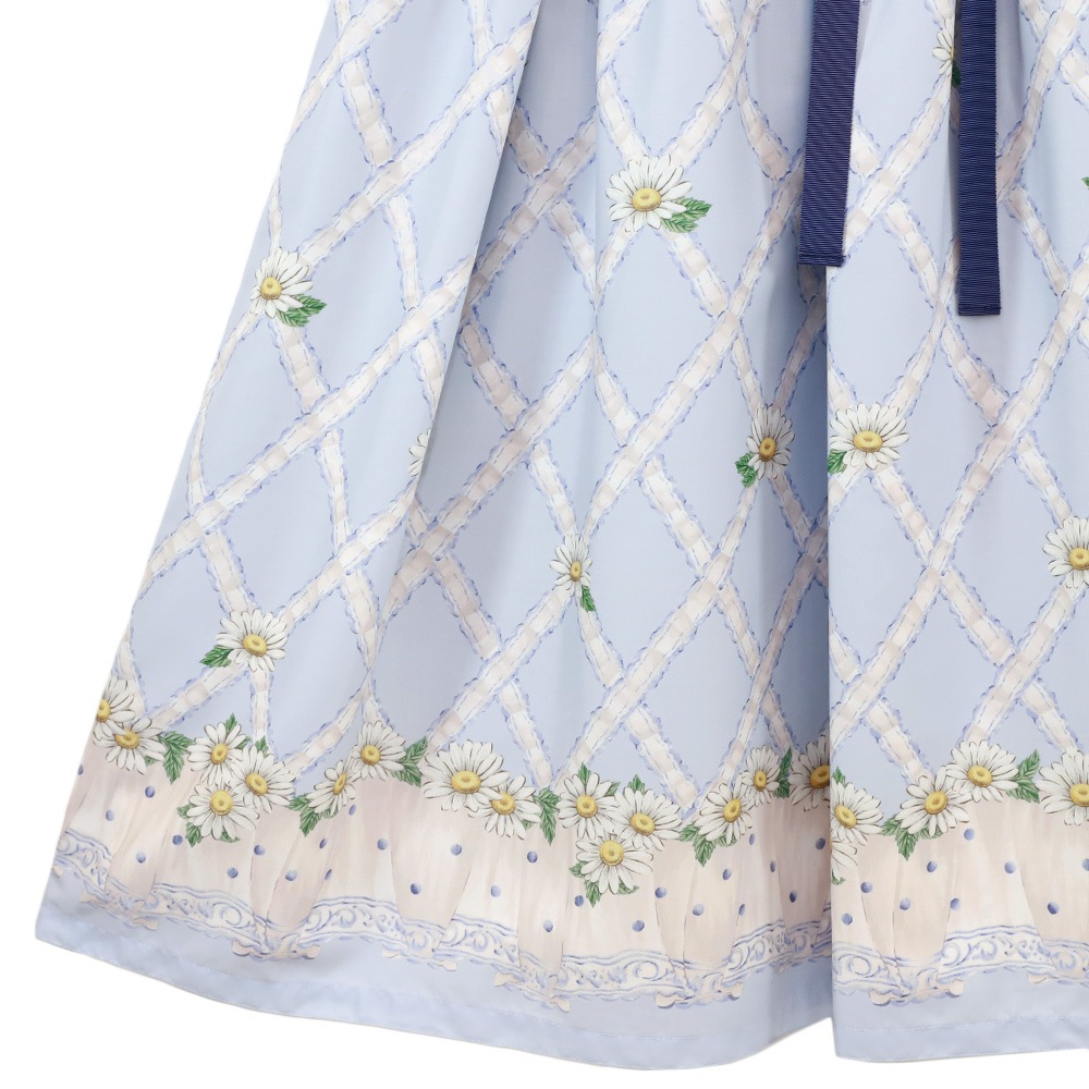�������졼���ޡ�����åȥ���ߥ�������ԡ���(cross lace Marguerite dress)