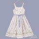 �������졼���ޡ�����åȥ���ߥ�������ԡ���(cross lace Marguerite dress)