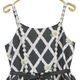 �������졼���ޡ�����åȥ���ߥ�������ԡ���(cross lace Marguerite dress)