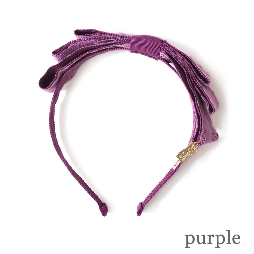 �졼����ܥ󥫥��塼���� (Lace ribbon headband)