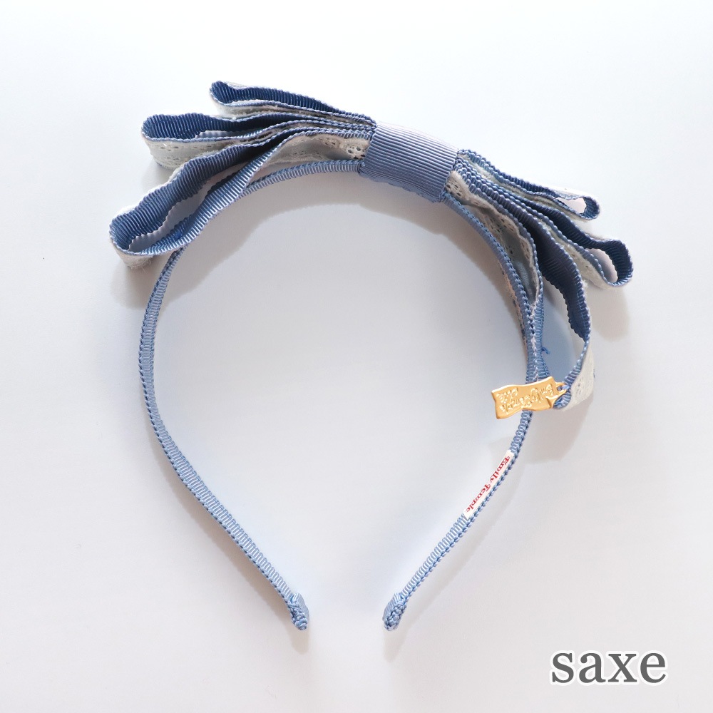 �졼����ܥ󥫥��塼���� (Lace ribbon headband)
