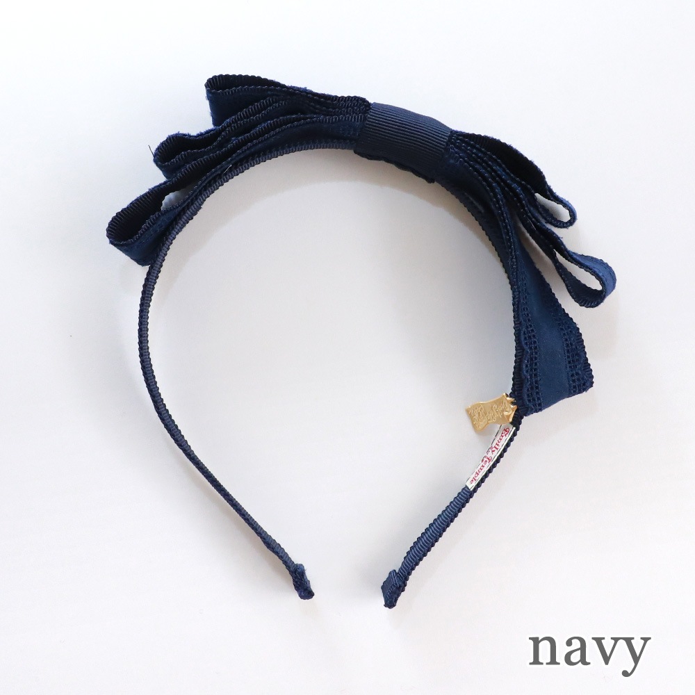 �졼����ܥ󥫥��塼���� (Lace ribbon headband)