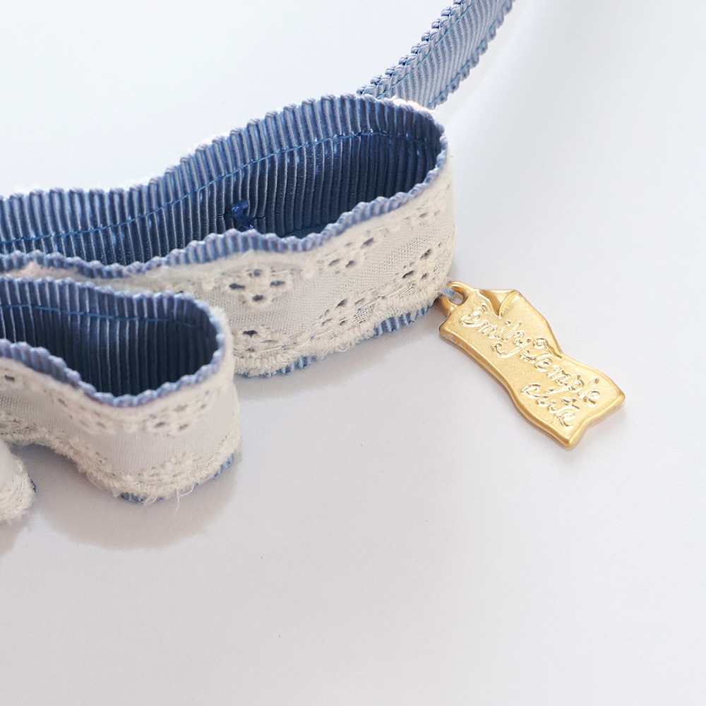 �졼����ܥ󥫥��塼���� (Lace ribbon headband)