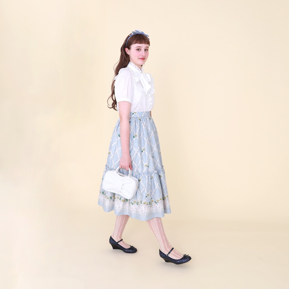 �������졼���ޡ�����åȥ�������(cross lace Marguerite dress)