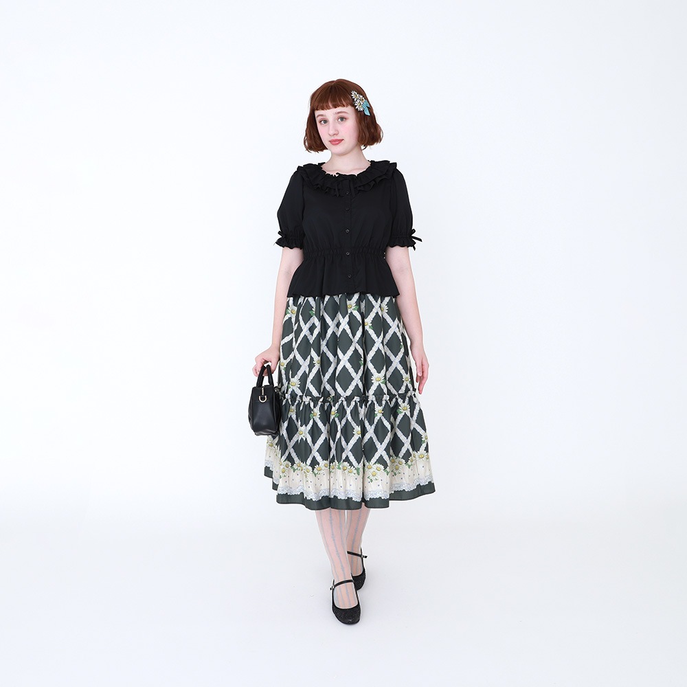 �������졼���ޡ�����åȥ�������(cross lace Marguerite dress)