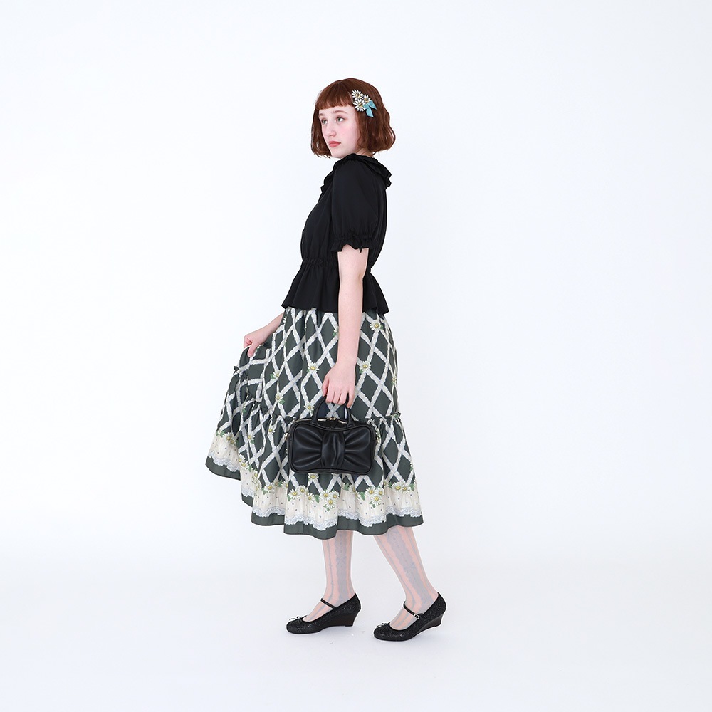 �������졼���ޡ�����åȥ�������(cross lace Marguerite dress)