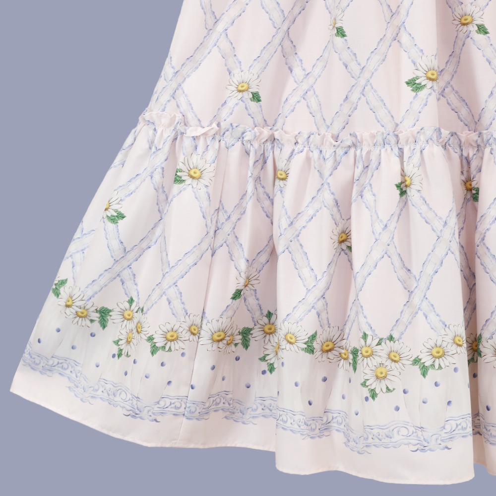 �������졼���ޡ�����åȥ�������(cross lace Marguerite dress)