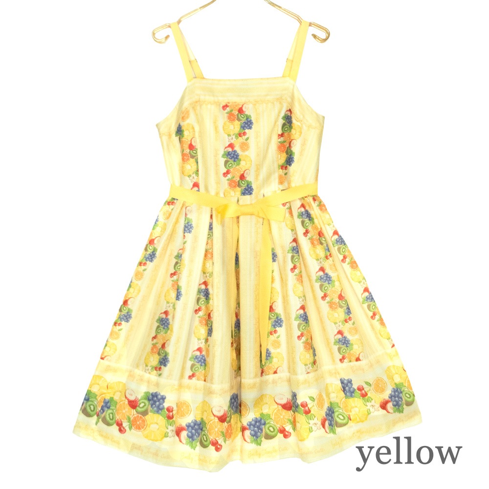 ȥԥե롼ĥߥԡ (tropical fruits camisole dress)
