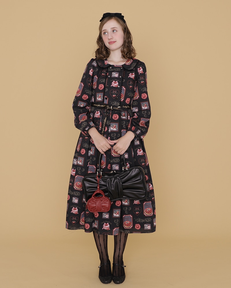 ��ܥ�Bag�ݡ����դ������Хå�(Eco Bag with Ribbon Bag Pouch)