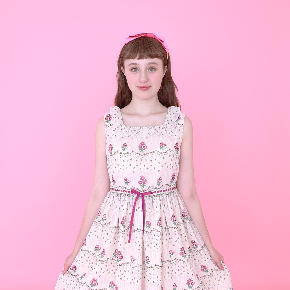 petit rose frill �Ρ����꡼�֥��ԡ���(petit rose frill sleeveless dress)