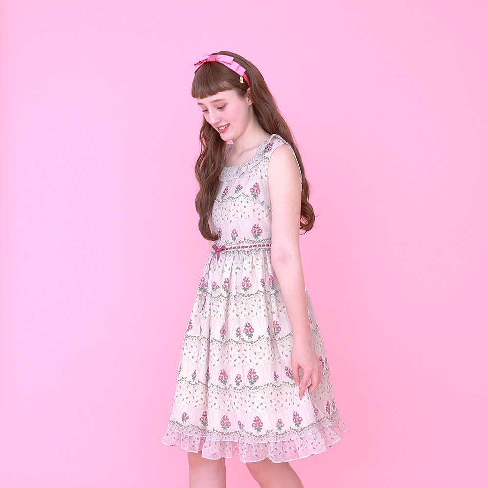 petit rose frill �Ρ����꡼�֥��ԡ���(petit rose frill sleeveless dress)