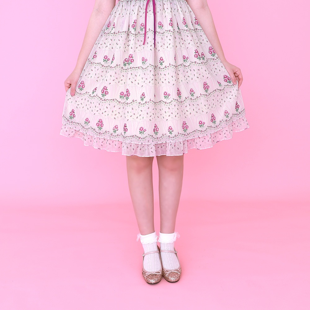 petit rose frill �Ρ����꡼�֥��ԡ���(petit rose frill sleeveless dress)