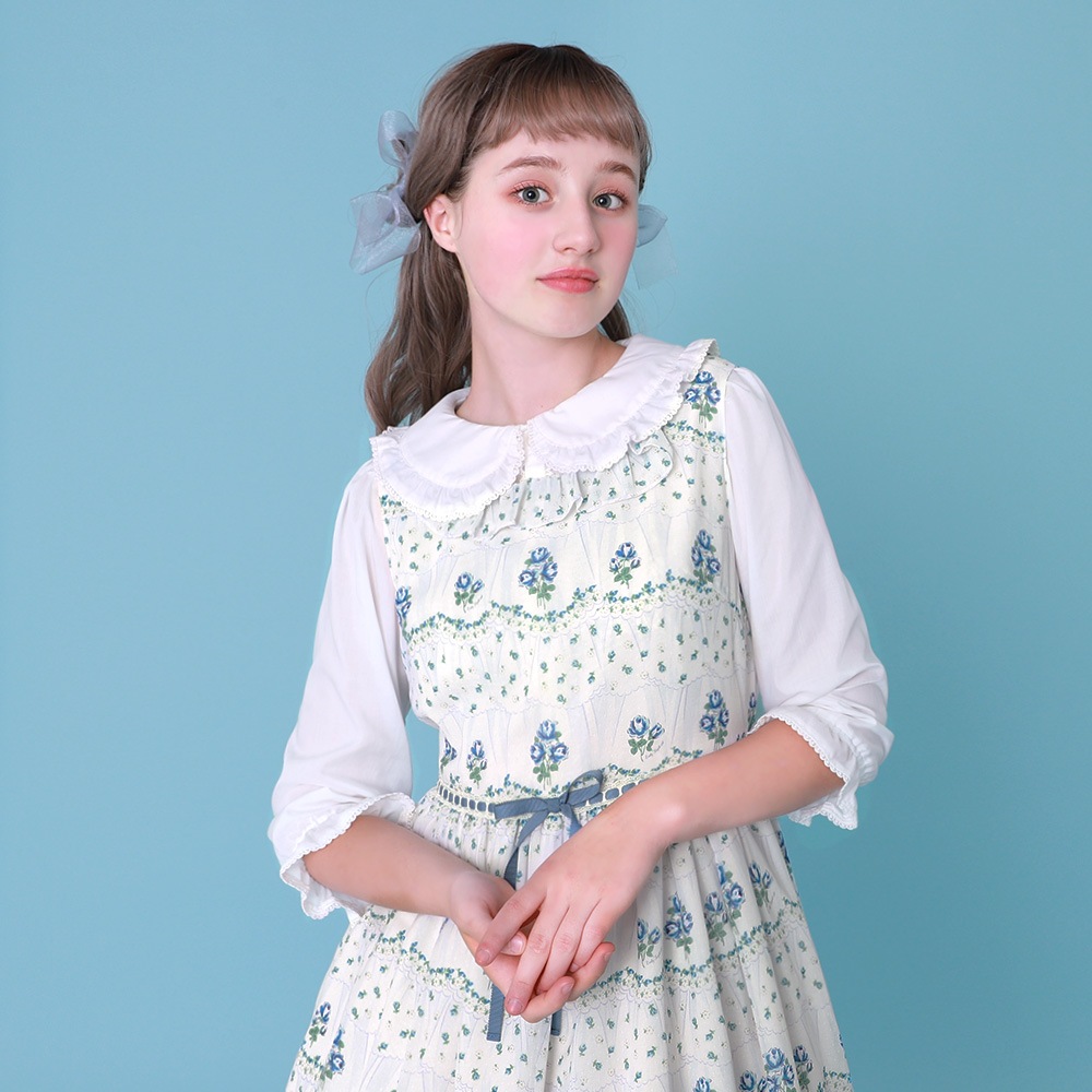 petit rose frill �Ρ����꡼�֥��ԡ���(petit rose frill sleeveless dress)