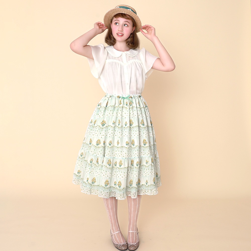 petit rose frill�������� (petit rose frill skirt)