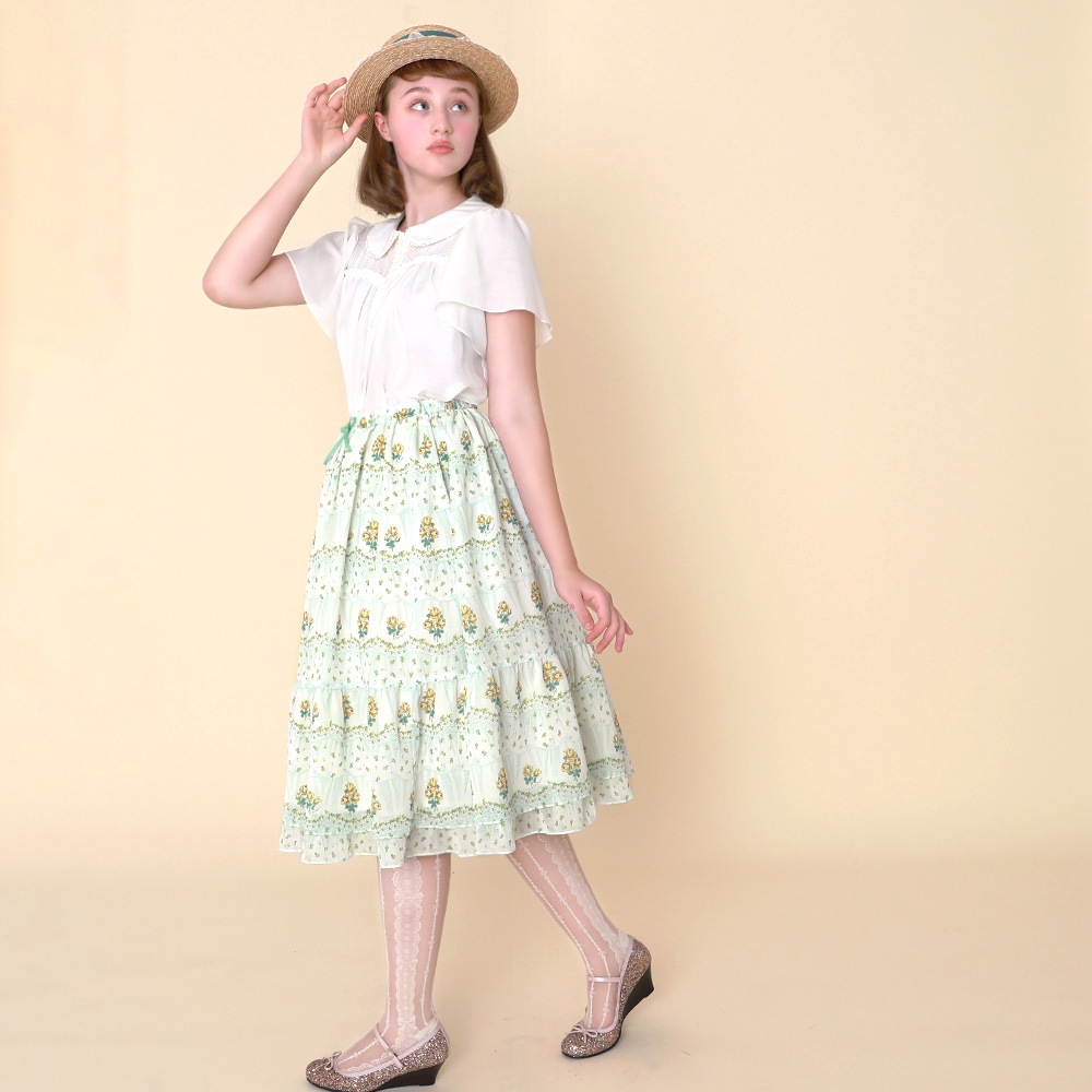 petit rose frill�������� (petit rose frill skirt)