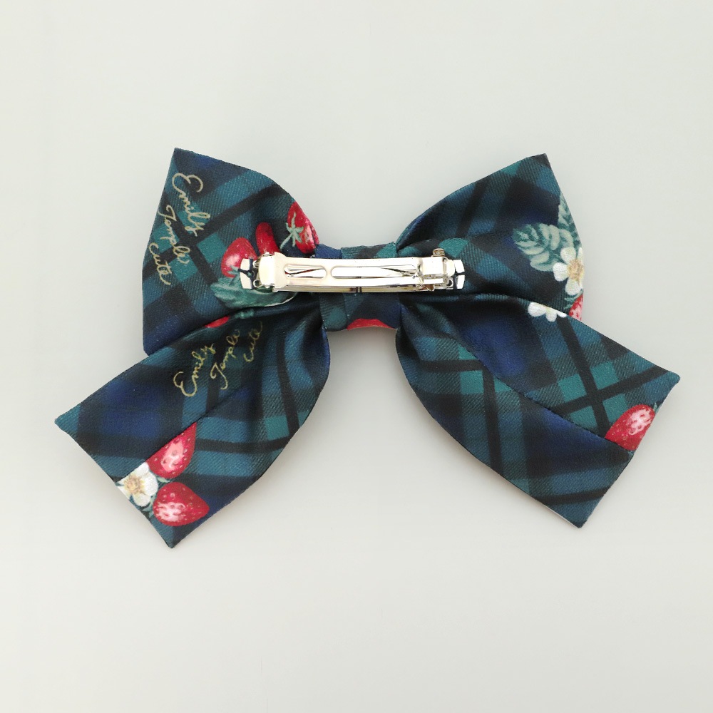 Strawberry Tartan �Х�å�(Strawberry Tartan ribbon hair accessory)