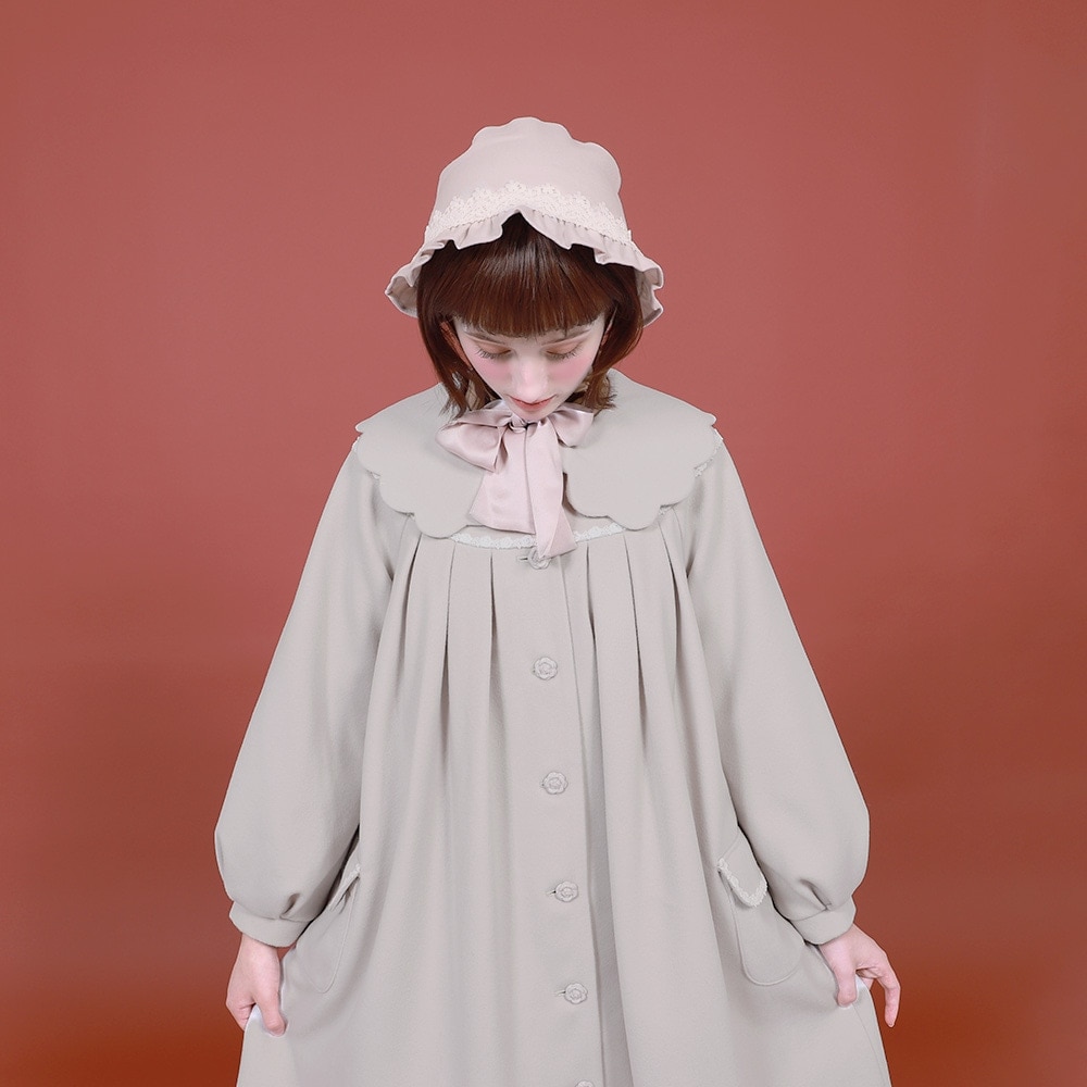 �ץ�������������åץ�����(petitrose scallop coat)