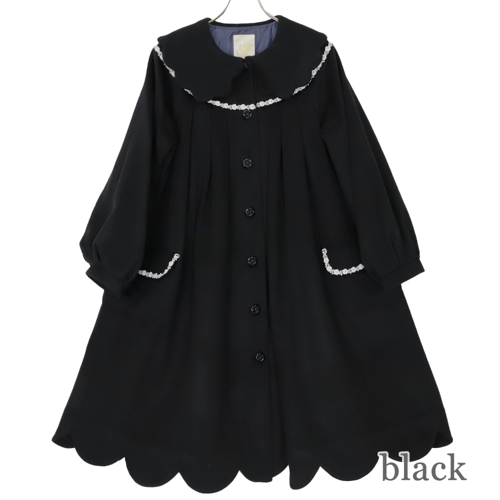 �ץ�������������åץ�����(petitrose scallop coat)