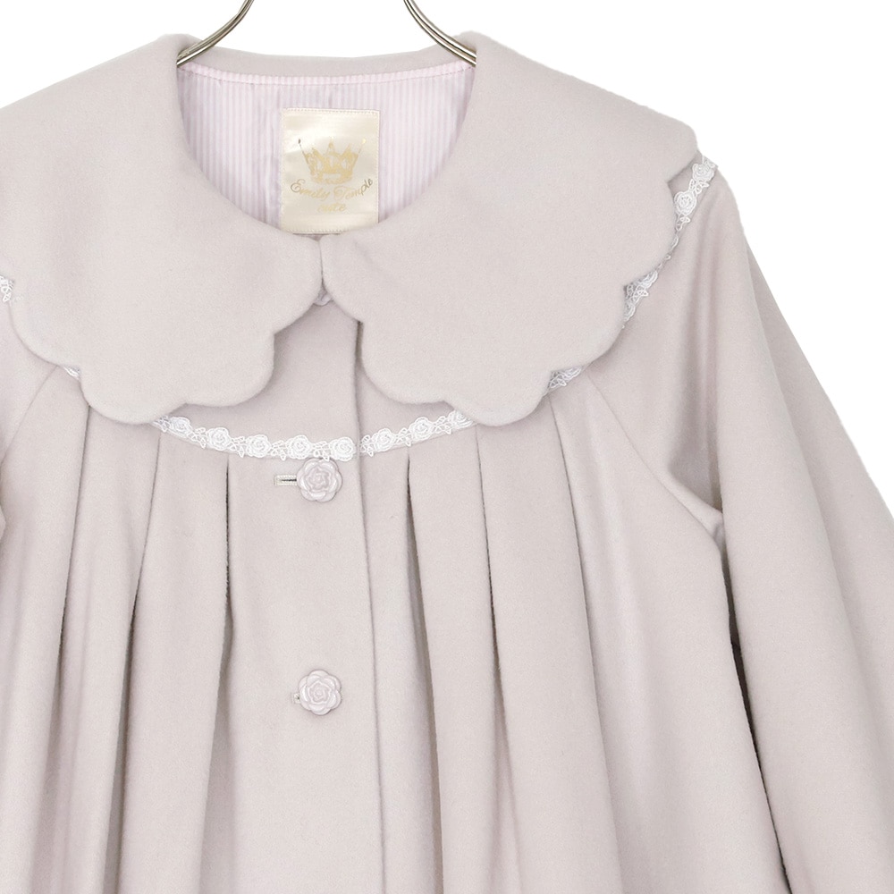 �ץ�������������åץ�����(petitrose scallop coat)