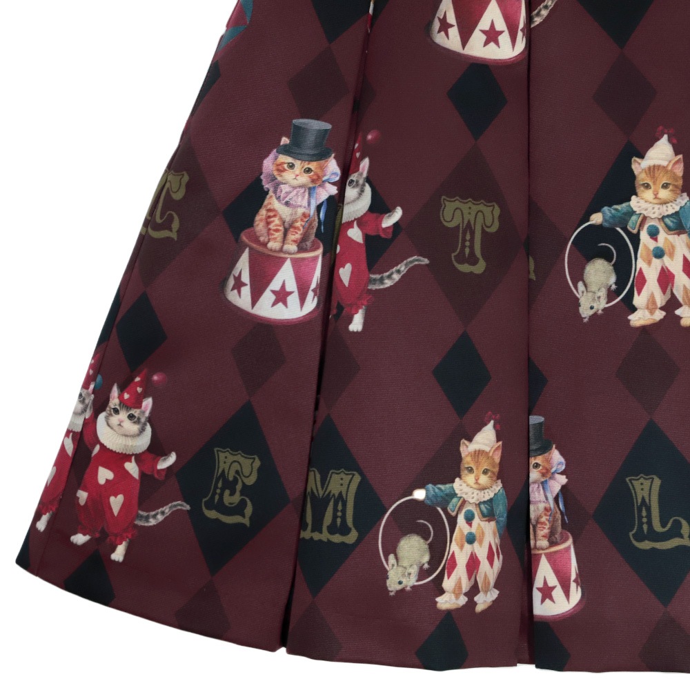CIRCUS CATS�ץ꡼�ĥ������� (CIRCUS CATS pleats skirt)