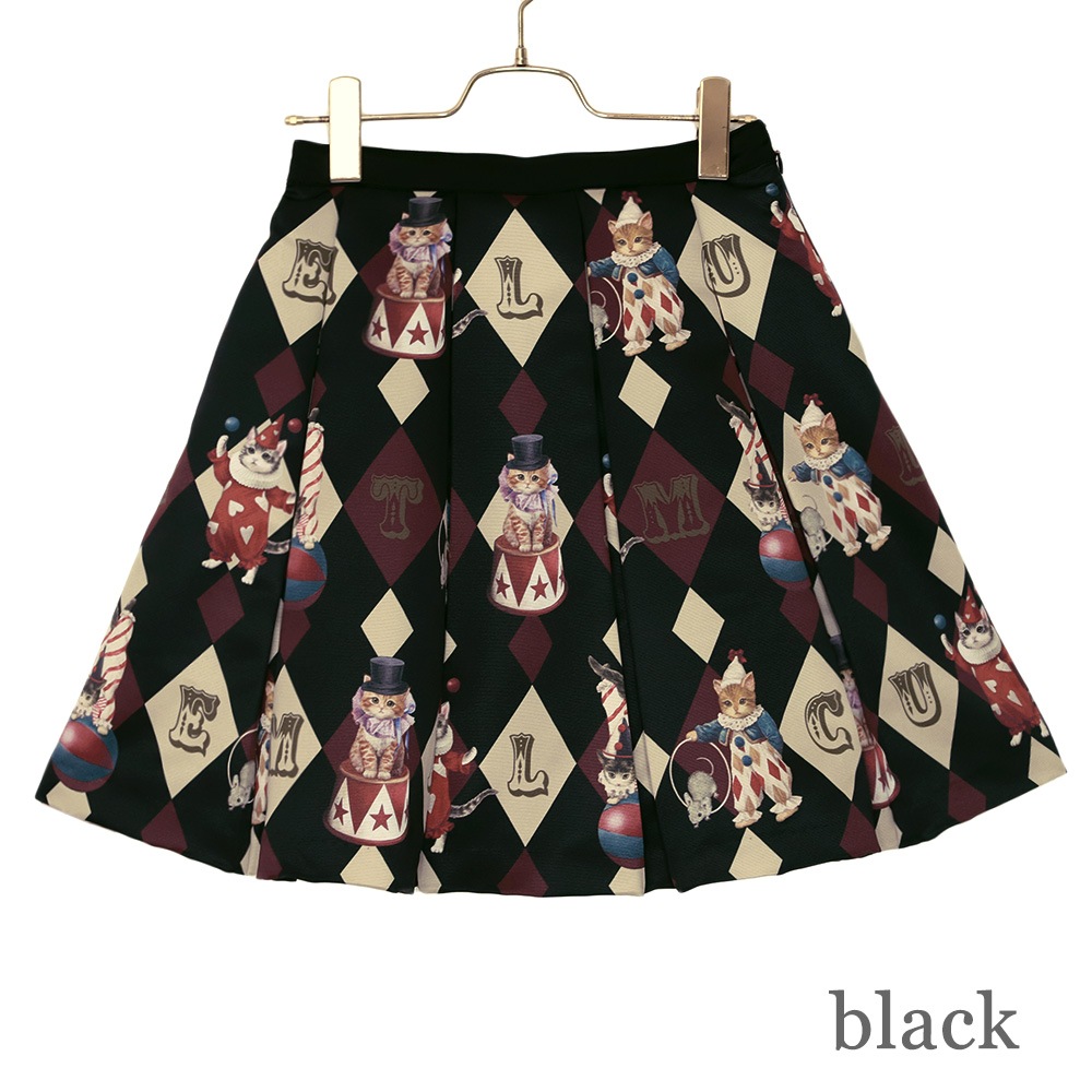 CIRCUS CATS�ץ꡼�ĥ������� (CIRCUS CATS pleats skirt)