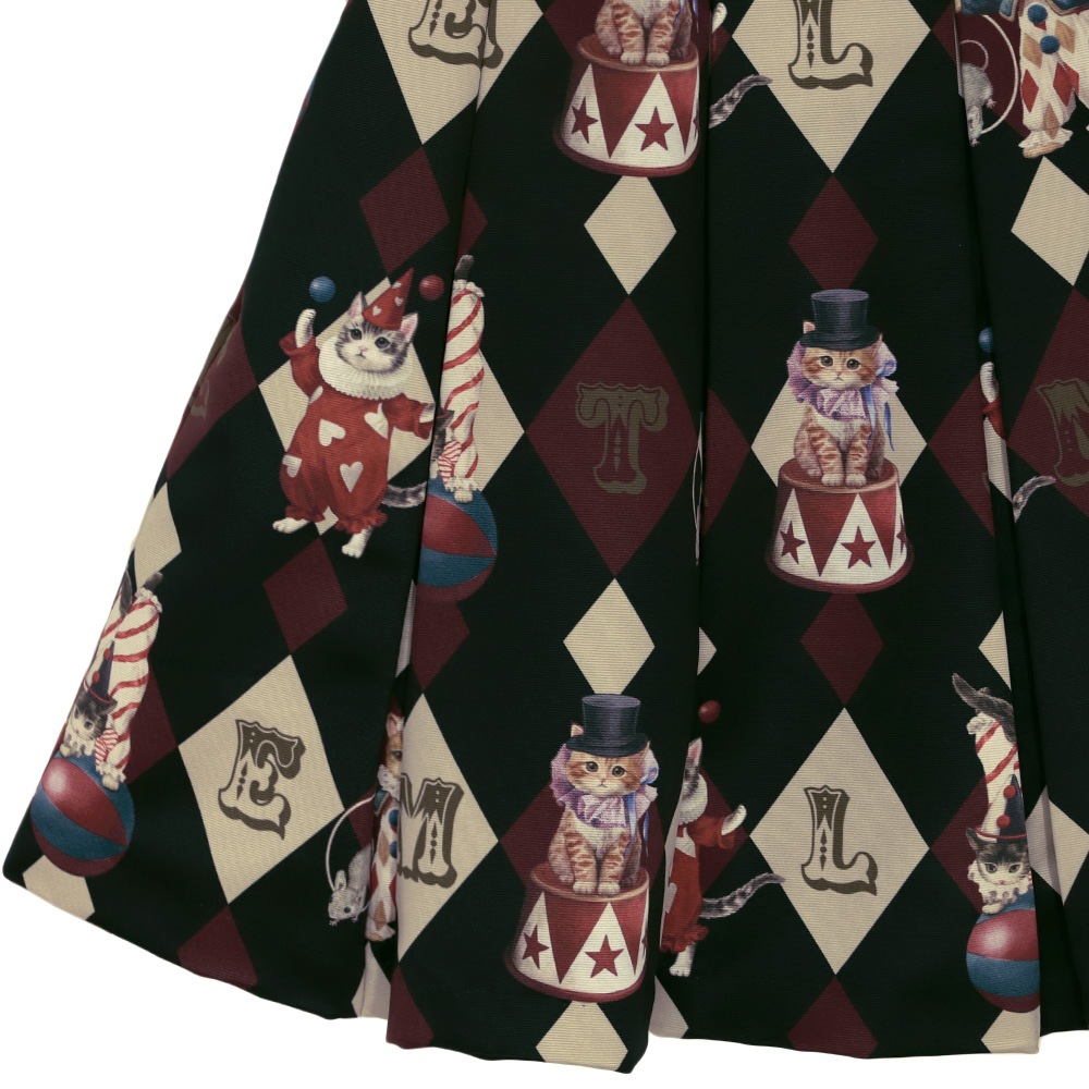 CIRCUS CATS�ץ꡼�ĥ������� (CIRCUS CATS pleats skirt)