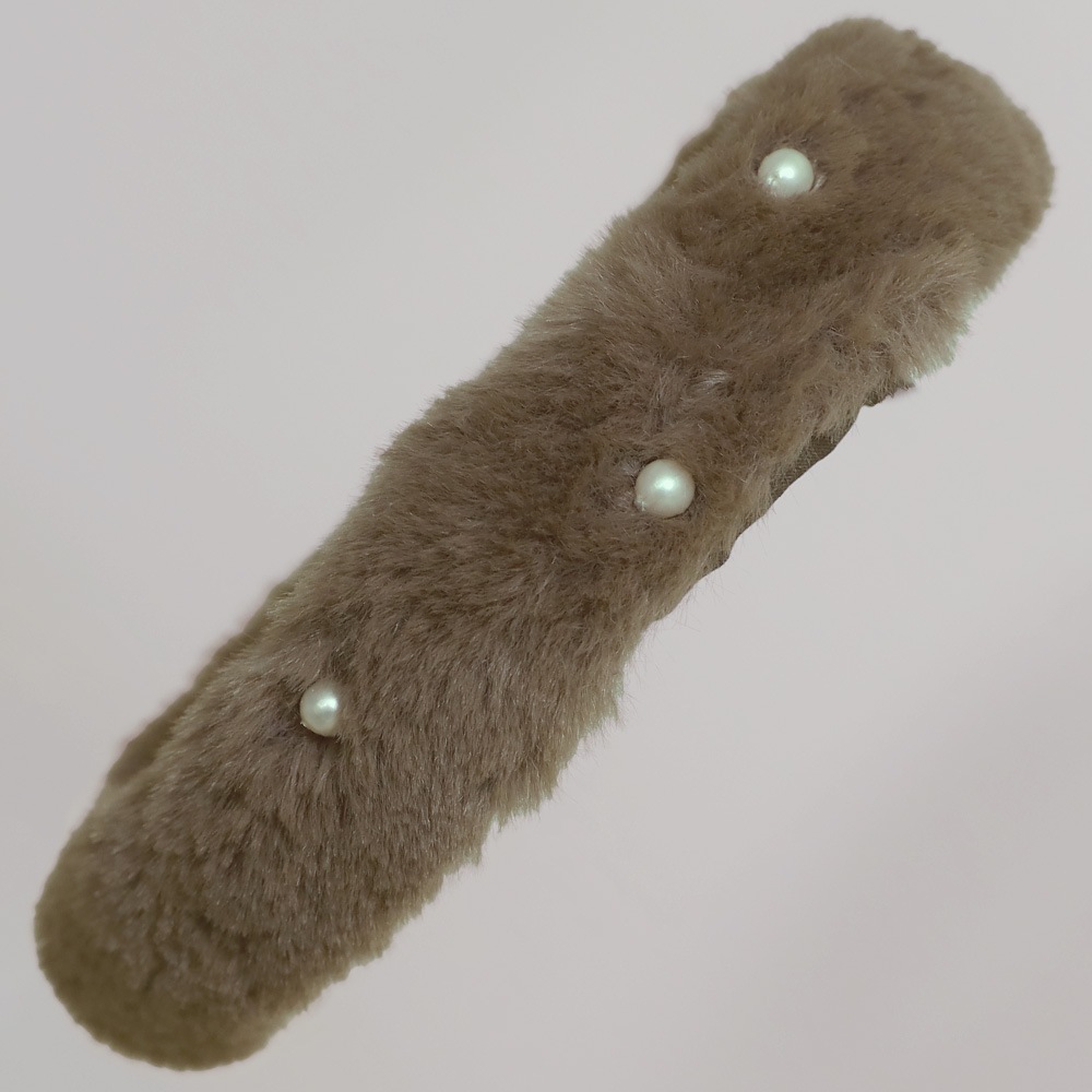 �ե����ѡ��륫���塼���� (fur pearl  headband)