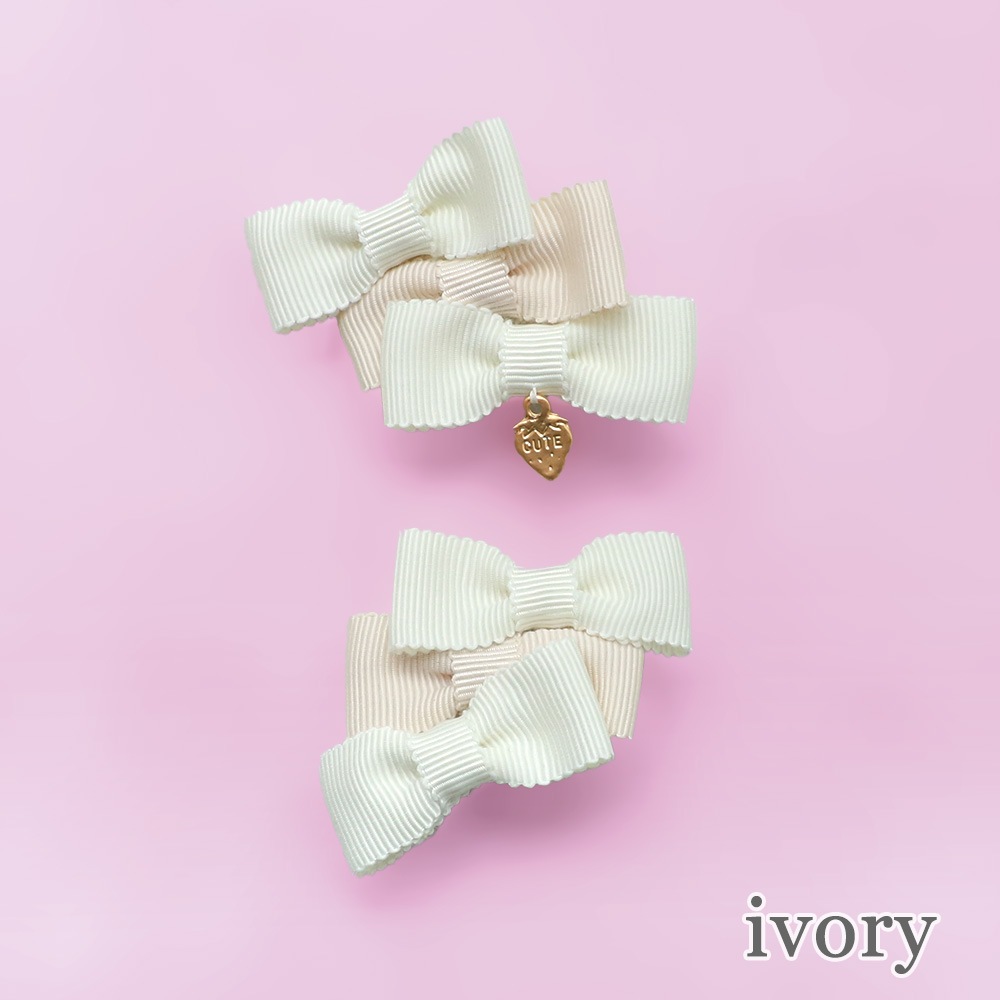 tripleܥ󥯥å(Triple ribbon hair accessory)