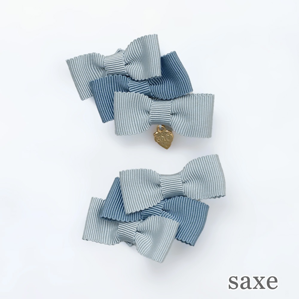 tripleܥ󥯥å(Triple ribbon hair accessory)