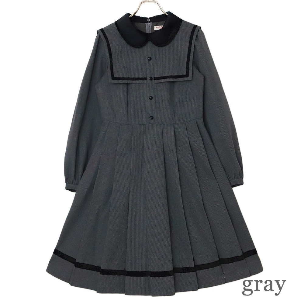 ֥륫顼ץ꡼ĥԡ (Double collar pleats dress)