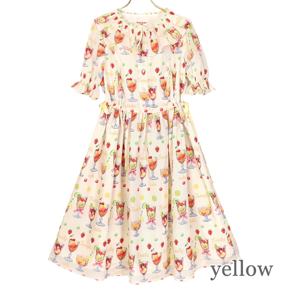 フルーツポンチ ワンピース (fruits punch dress) ONE PIECE DRESS (ワンピース) Emily