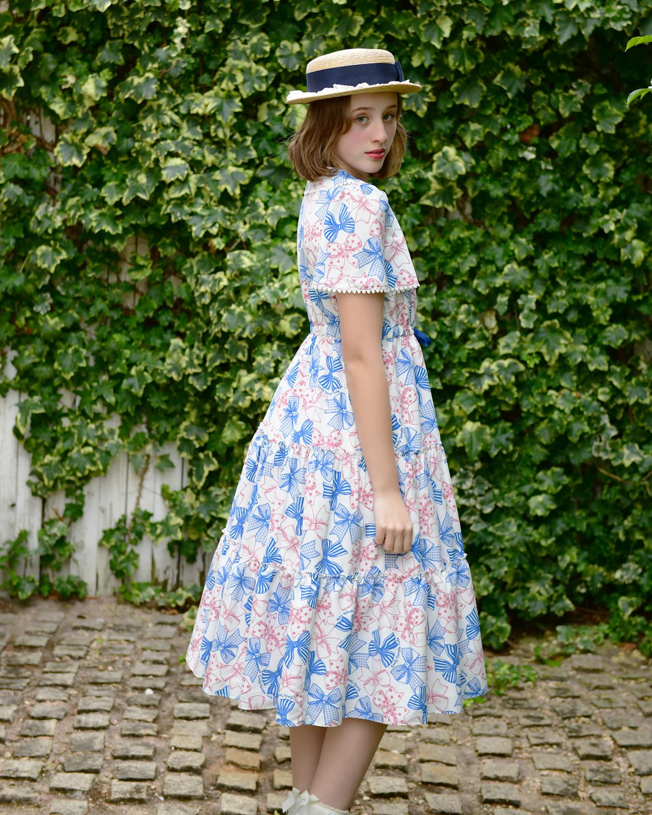 Ribbon Sketch���󥰥��ԡ���(Ribbon Sketch long dress)