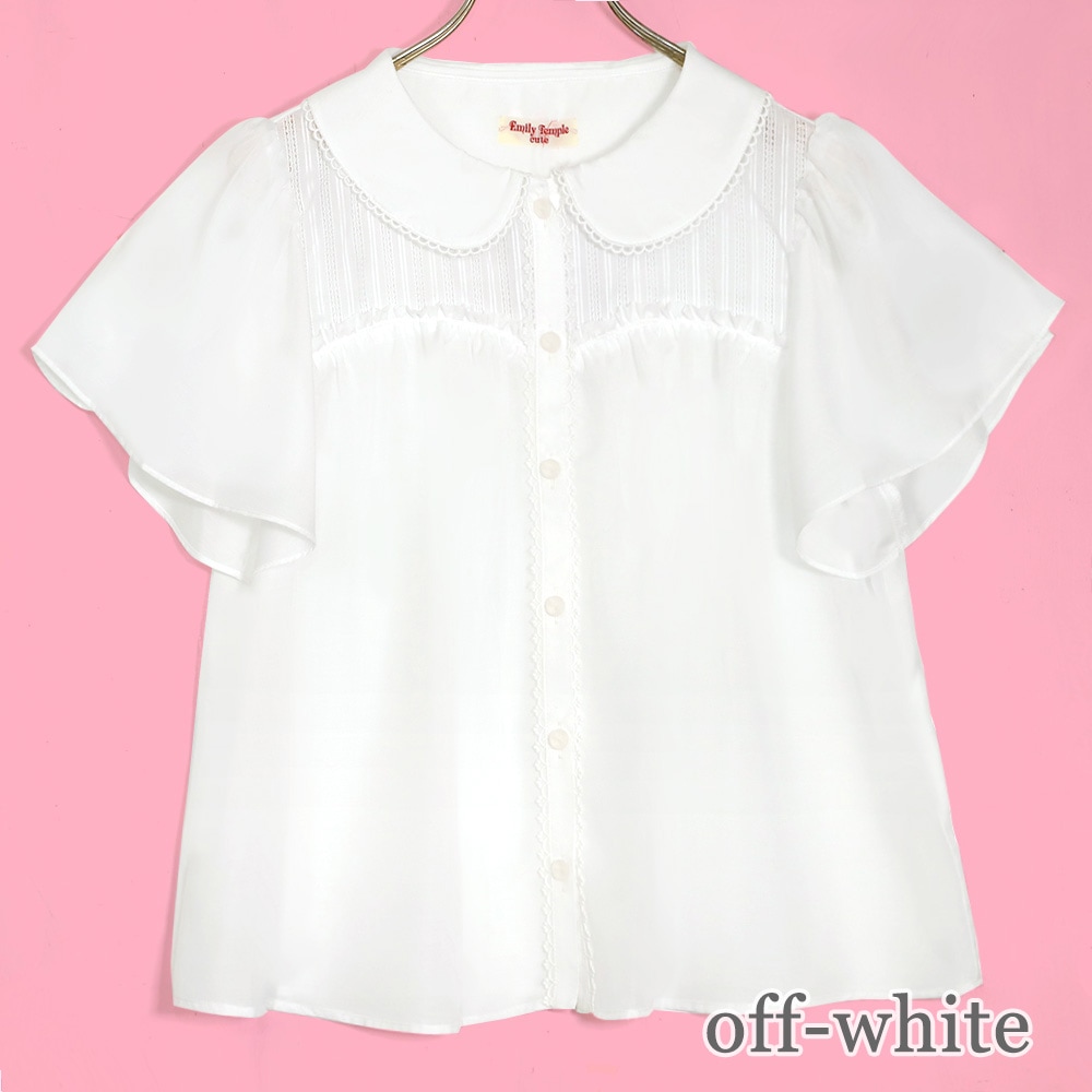 フリルスリーブブラウス(frill sleeve blouse) | BLOUSE