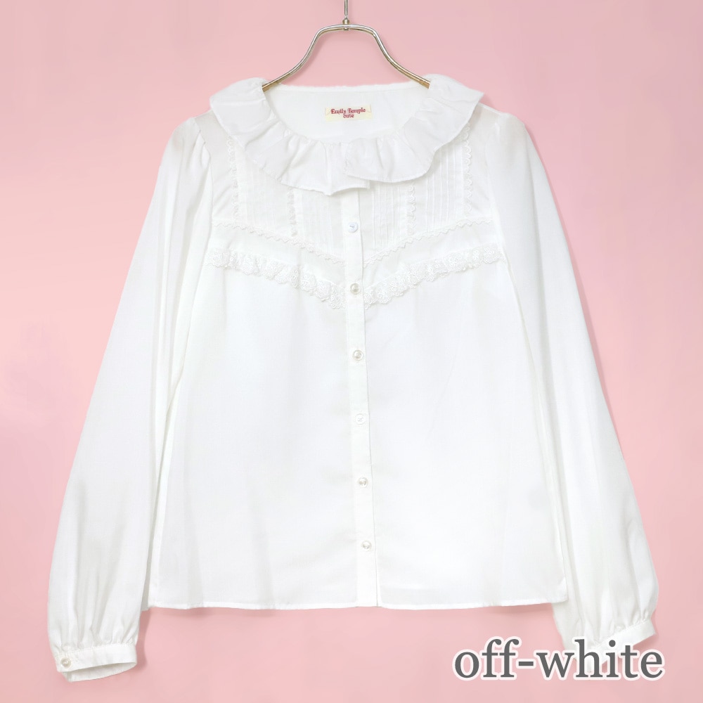 åե륫顼֥饦 (collar ruffle blouse)