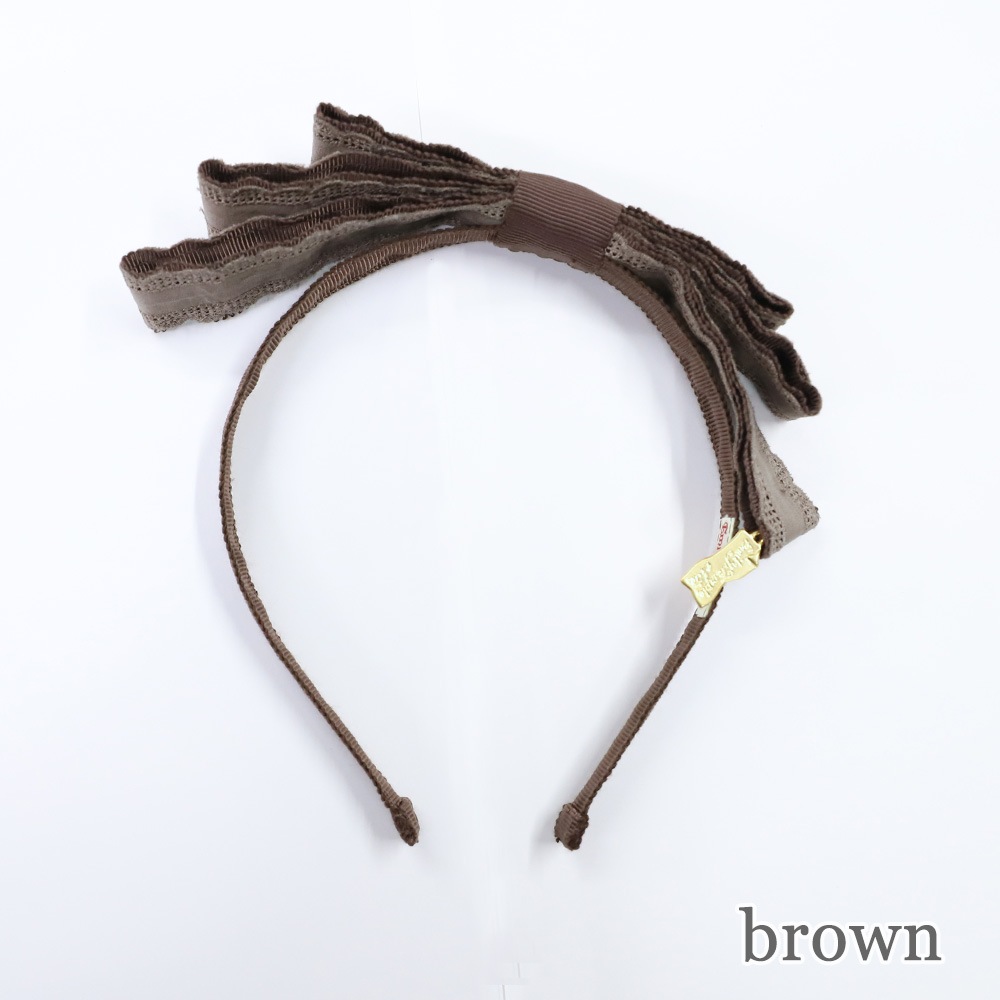 졼ܥ󥫥塼 (Lace ribbon headband)