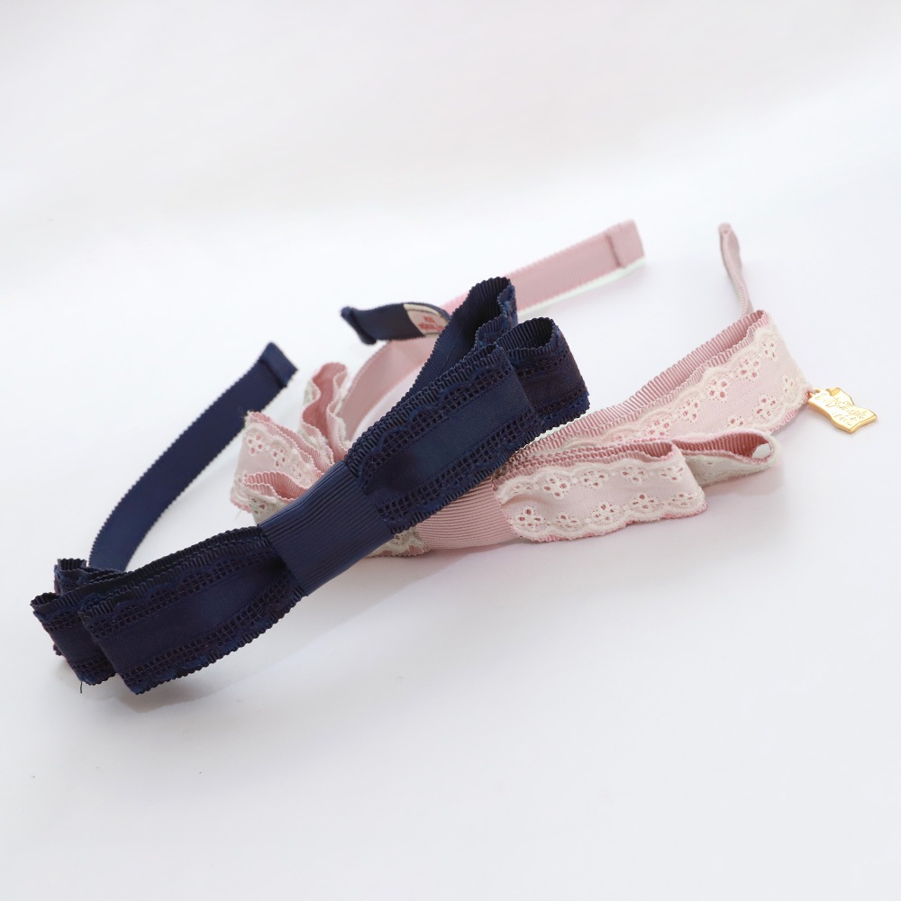 졼ܥ󥫥塼 (Lace ribbon headband)