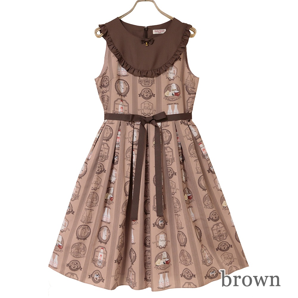 ��Reservation��MILKY��٥�Ρ����꡼�֥��ԡ��� (MILKYlabel sleeveless dress)