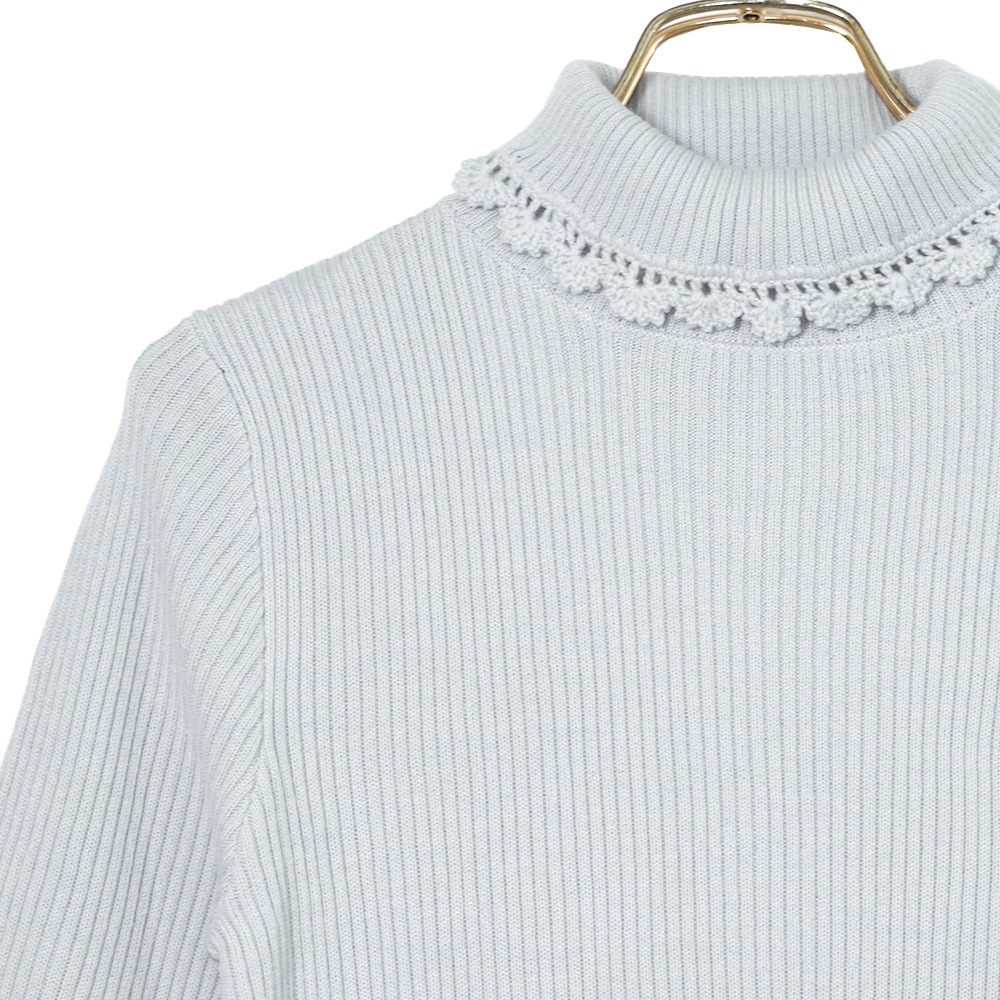 �졼���ե�륿���ȥ�˥åȡ�(lace frill turtleneck)