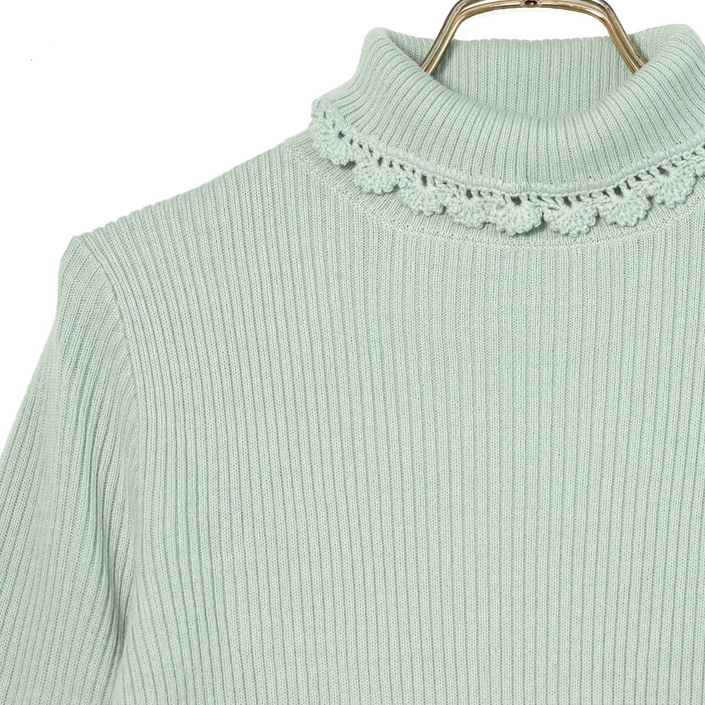 �졼���ե�륿���ȥ�˥åȡ�(lace frill turtleneck)