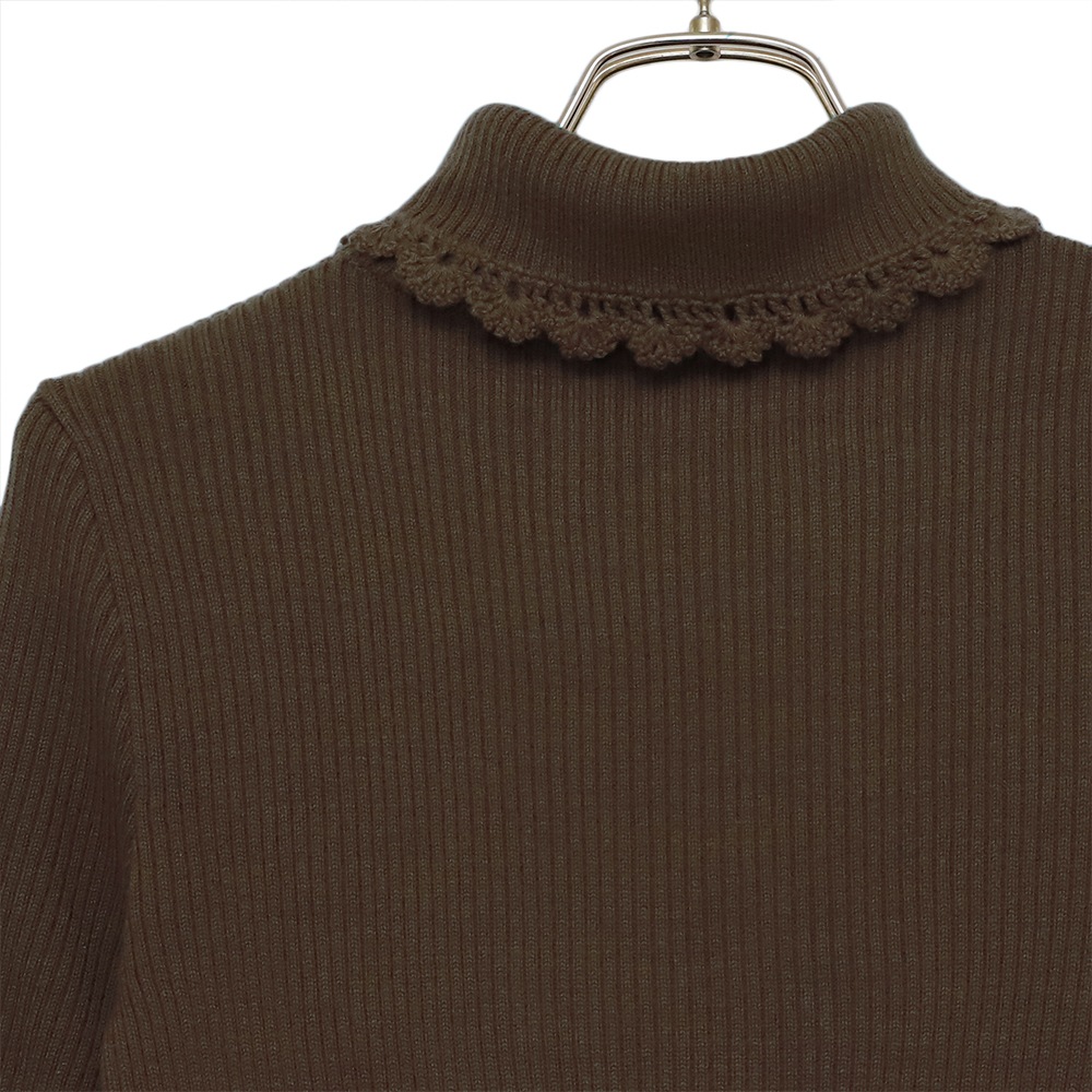 �졼���ե�륿���ȥ�˥åȡ�(lace frill turtleneck)