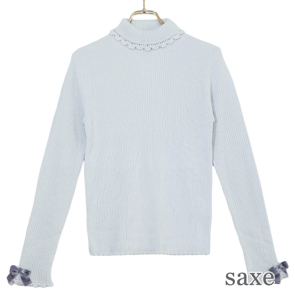 �졼���ե�륿���ȥ�˥åȡ�(lace frill turtleneck)