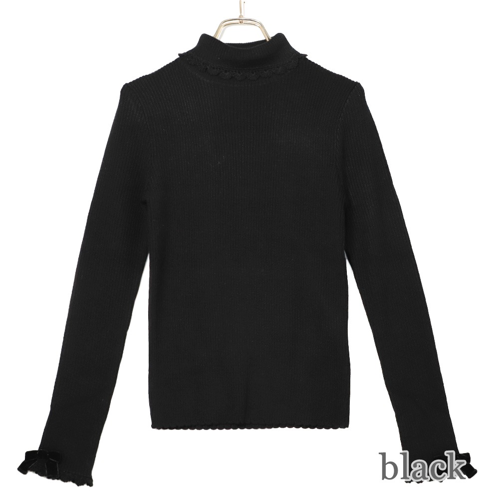 �졼���ե�륿���ȥ�˥åȡ�(lace frill turtleneck)