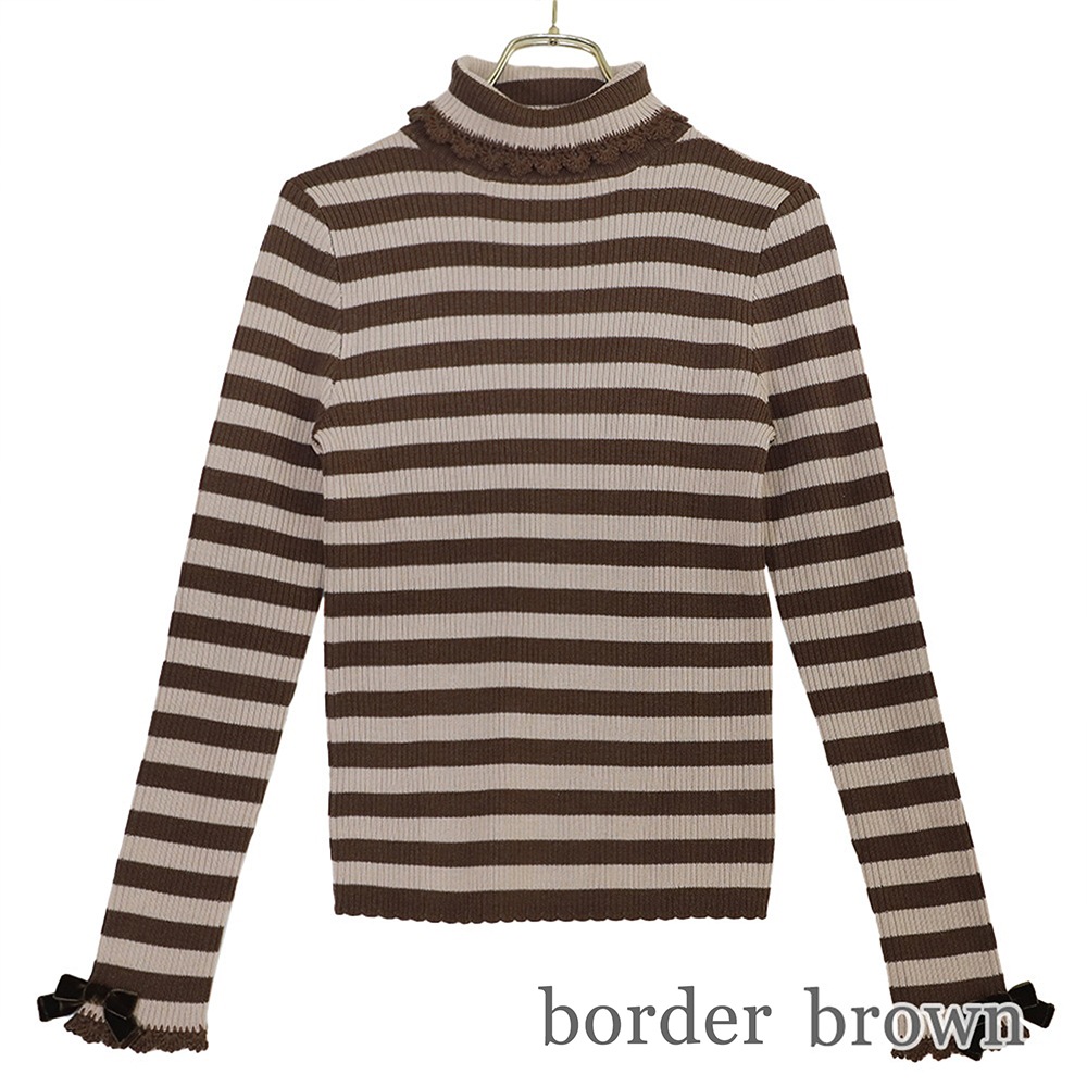 �졼���ե�륿���ȥ�˥åȡ�(lace frill turtleneck)