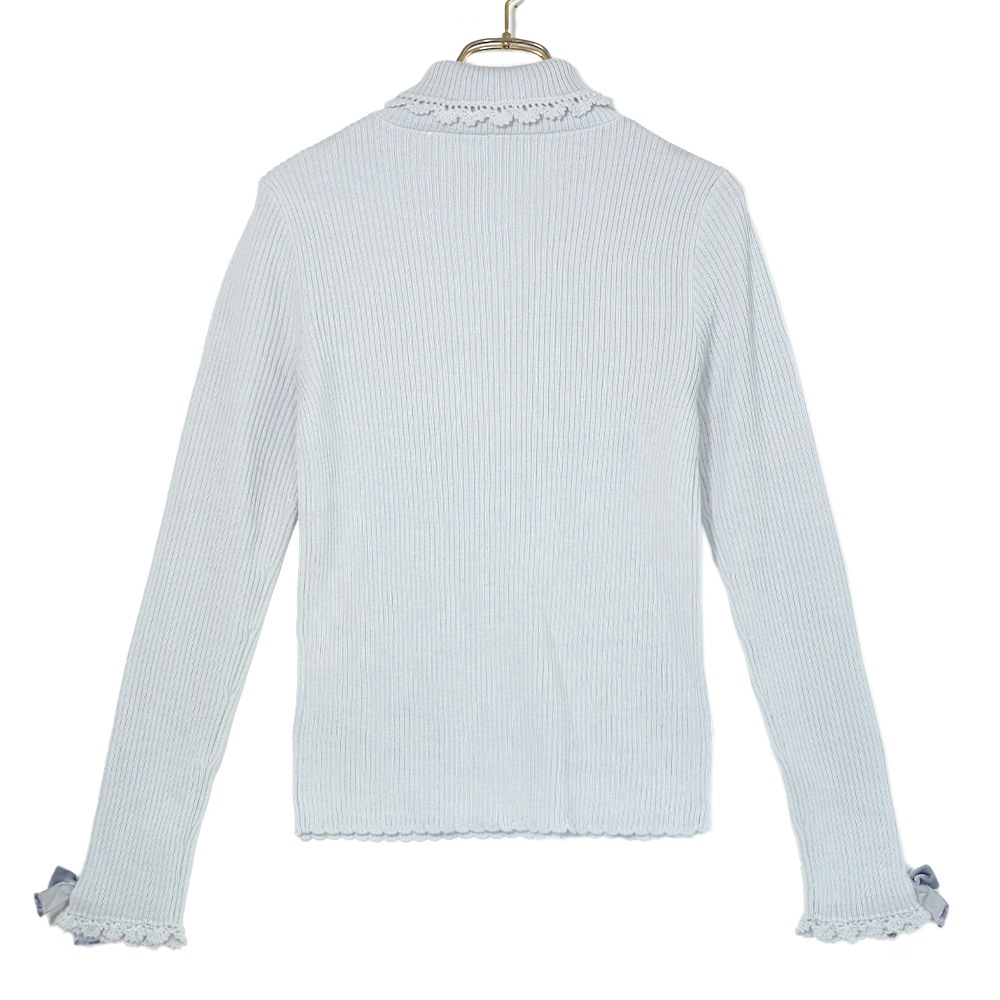 �졼���ե�륿���ȥ�˥åȡ�(lace frill turtleneck)