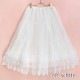 ɥåȥ塼󥰥ڥ (Dot tulle long lace petticoat)