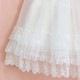 ɥåȥ塼󥰥ڥ (Dot tulle long lace petticoat)