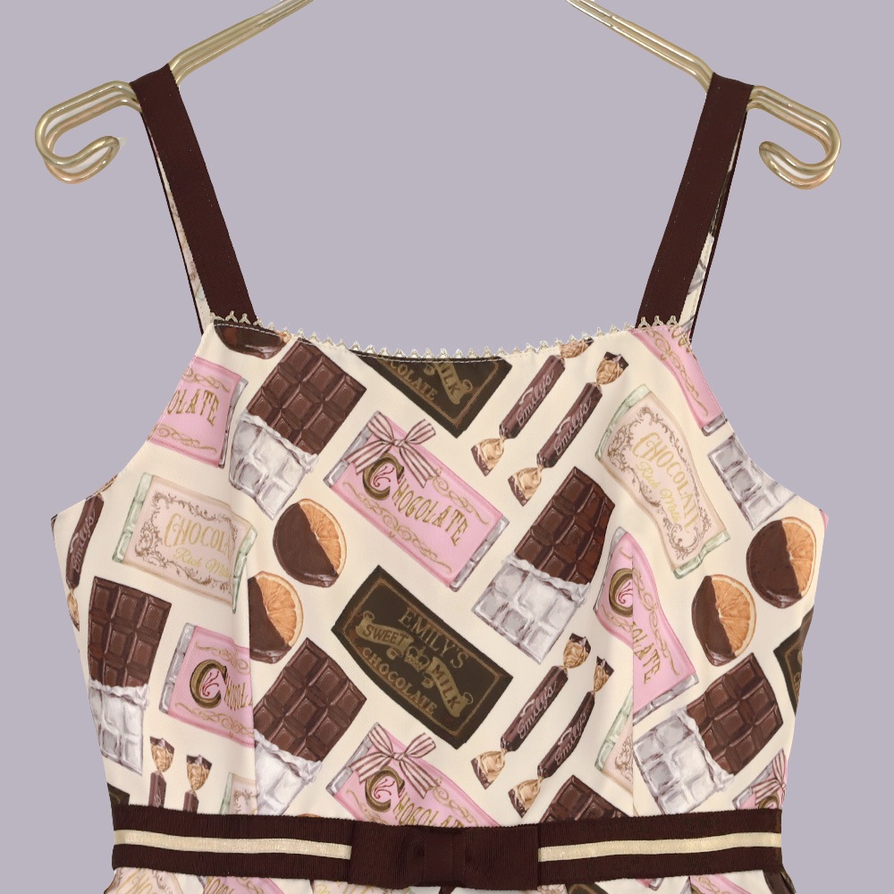 CHOCOLATE maker����ߥ�������ԡ���(CHOCOLATE maker camisole dress)