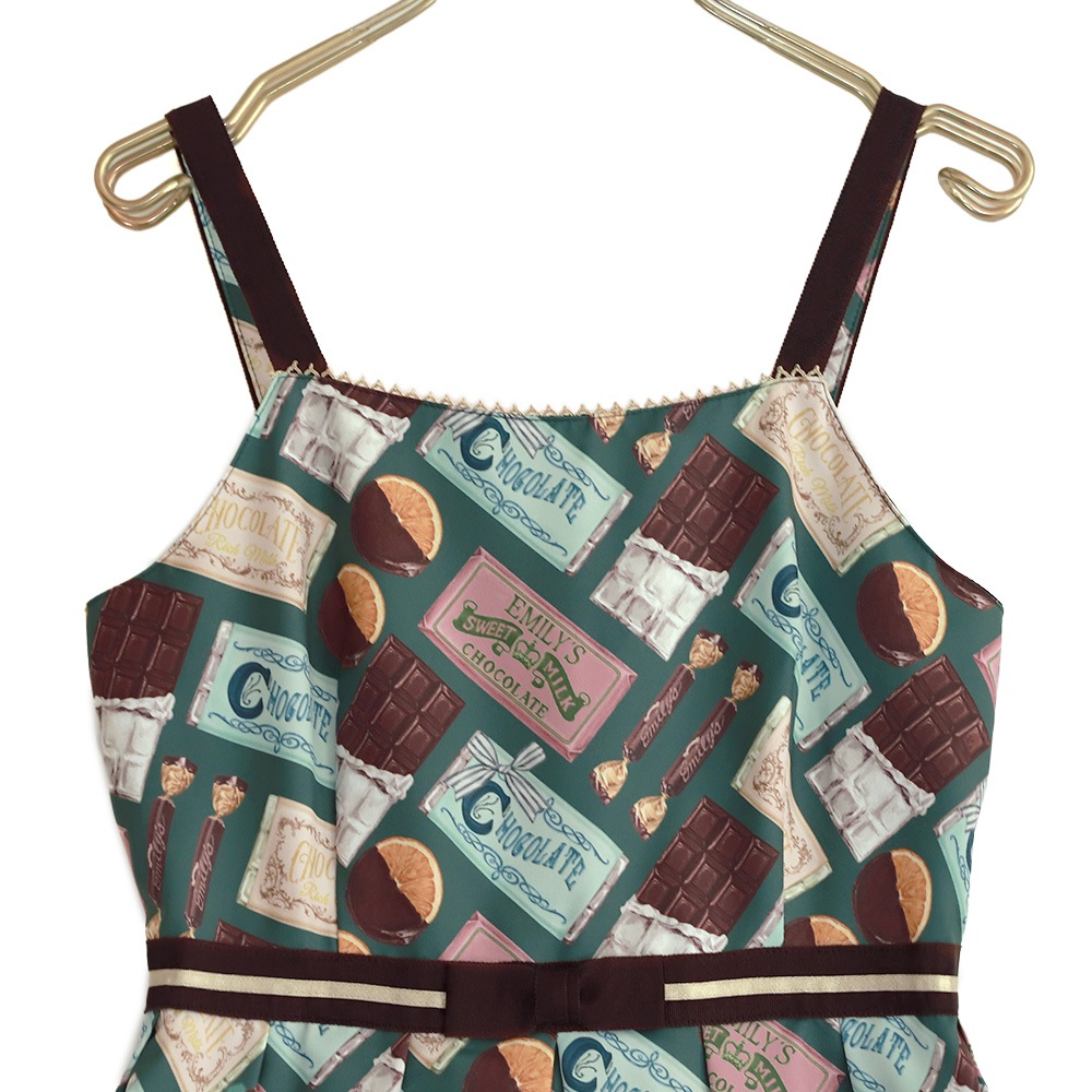 CHOCOLATE maker����ߥ�������ԡ���(CHOCOLATE maker camisole dress)